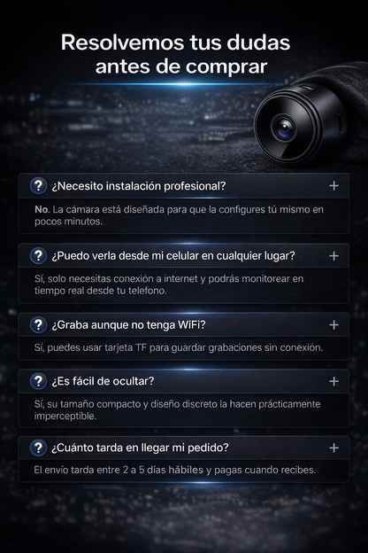Mini cámara espía TitanEye®